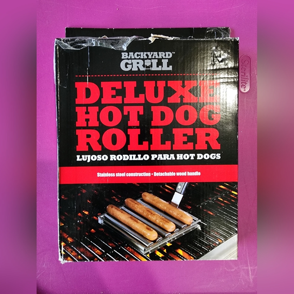 Hot Dog Roller for a Grill